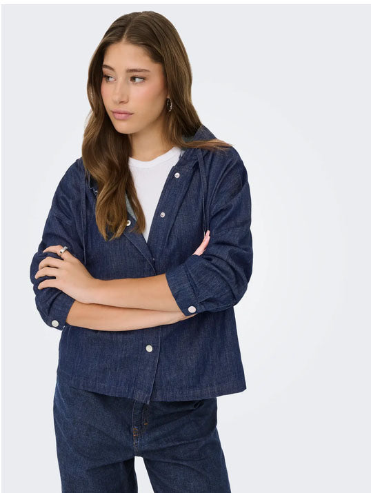 Onlizzy Hooded Denim Shirt