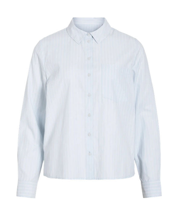 Vidarma Regular Shirt-Blue/White Stripe