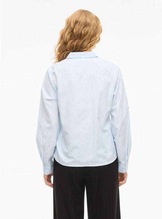 Vidarma Regular Shirt-Blue/White Stripe