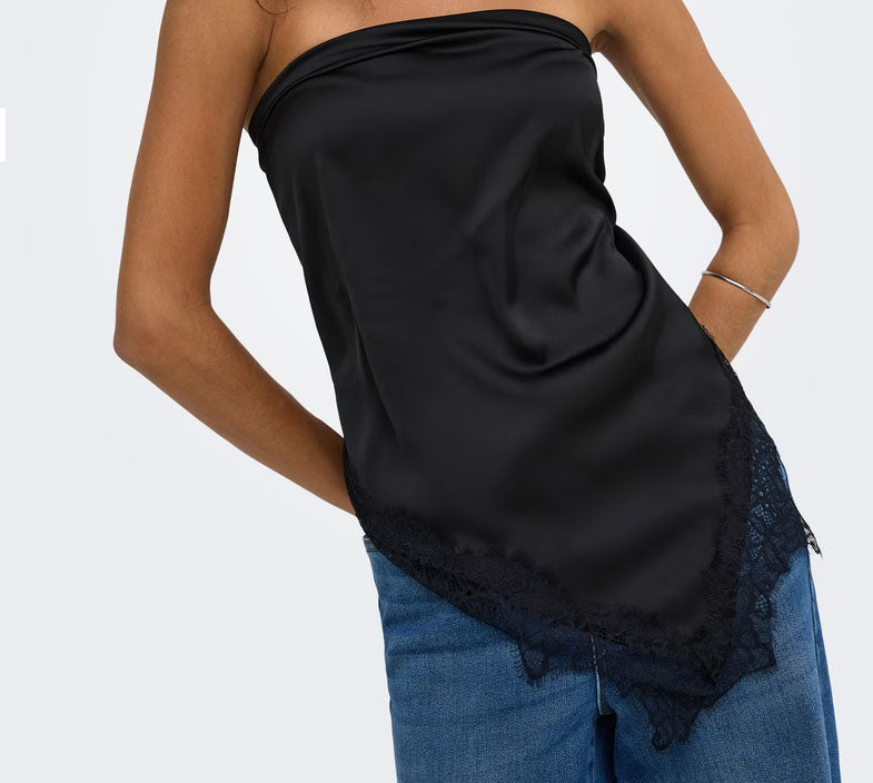 Onlmenus Lace Scarf-Black