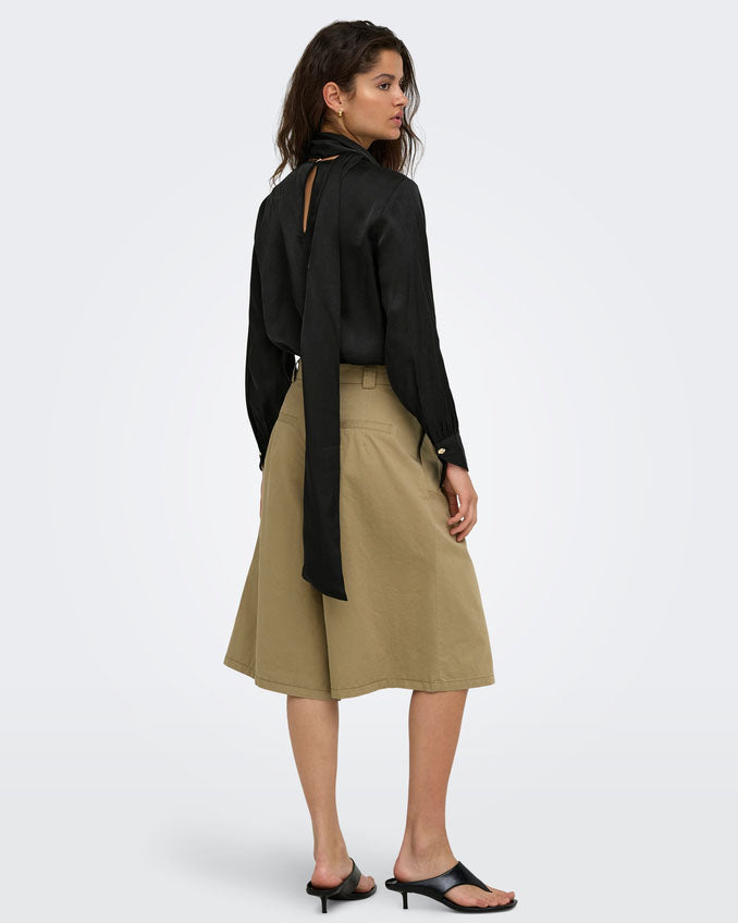 Jdyfia Bow Shirt-Black