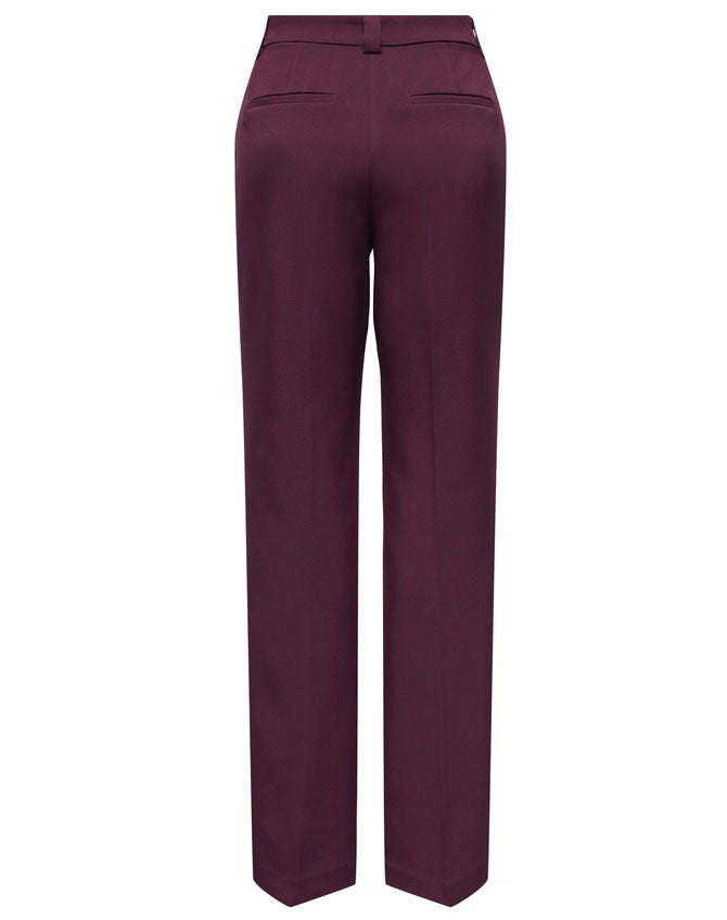 Onlastrid High Waist Flared Trousers-Winetasting