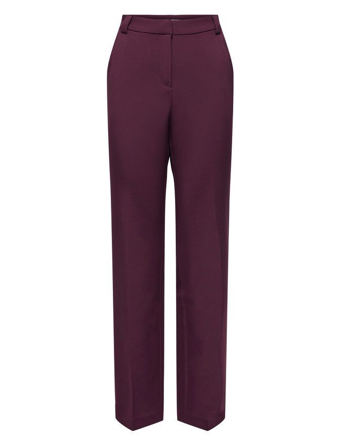 Onlastrid High Waist Flared Trousers-Winetasting