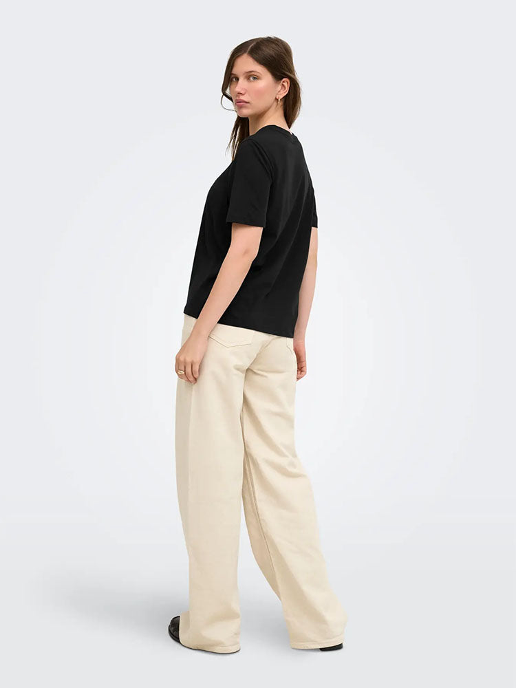 Onlhappy T-Shirt-Black