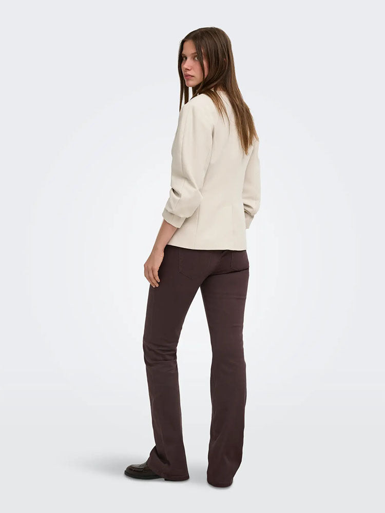 Onlblush Mid Flared Brown Jeans