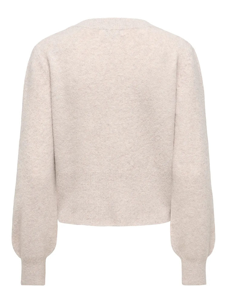 Jdybrilliant Knit Cardigan-Natural