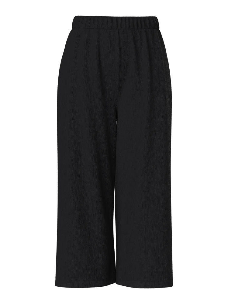 Pcflora High Waist Culottes-Black