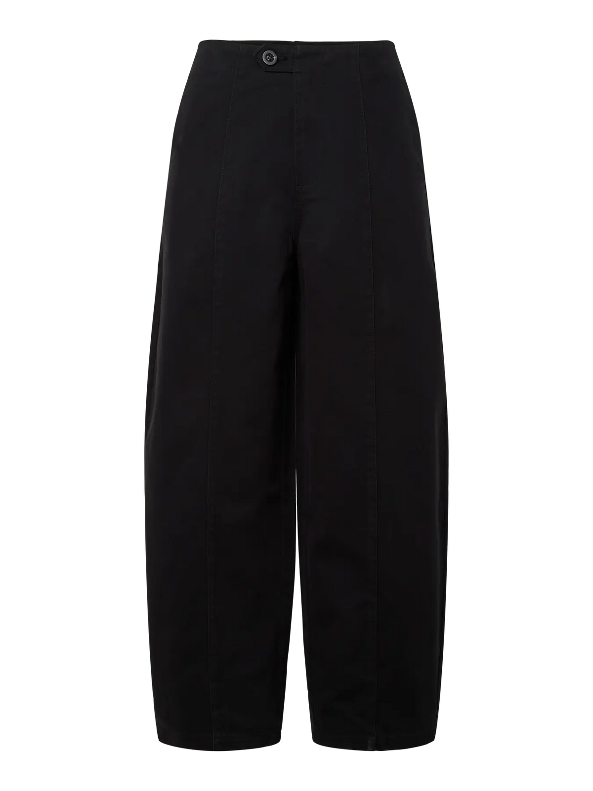 Pcastrid barrel trousers- Black