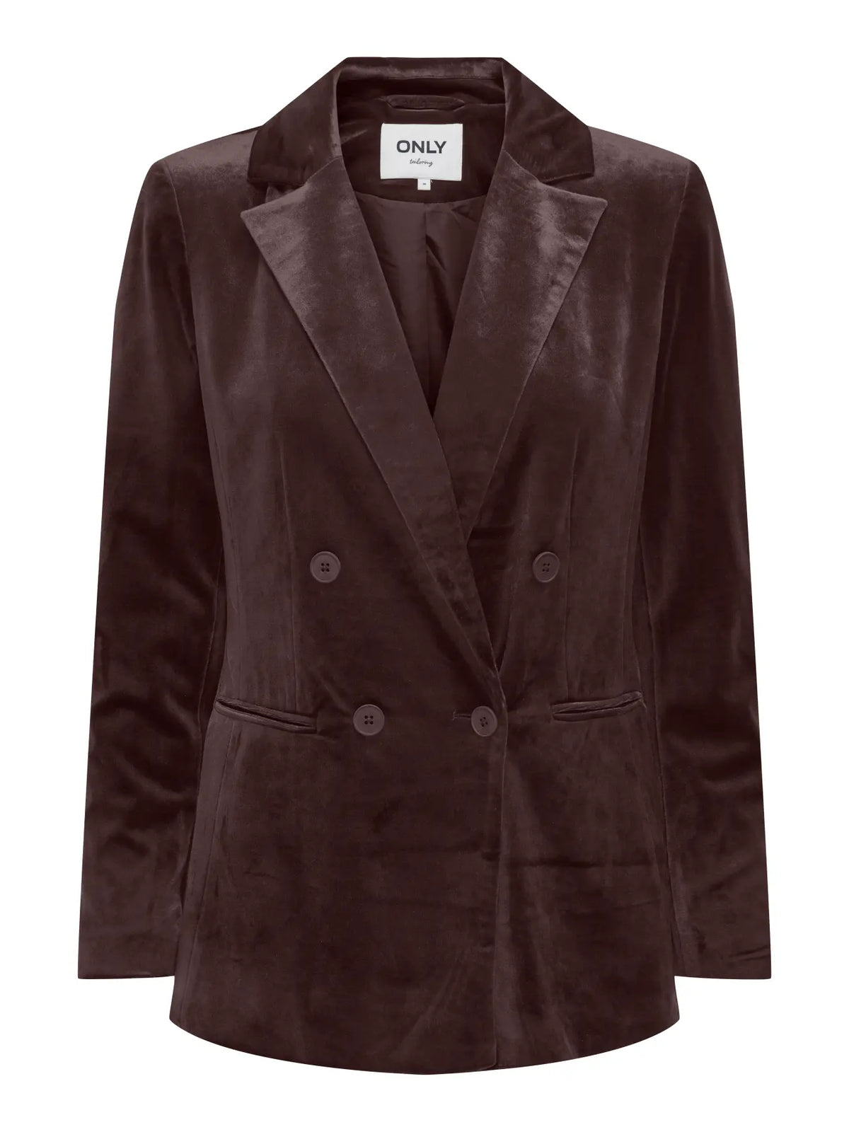 Onlastrid velvet blazer- Brown