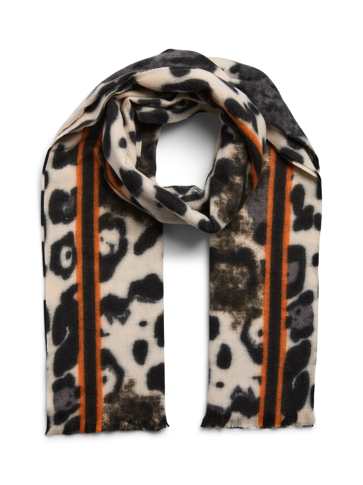 Pcjorna Long Scarf- Animal Stripe