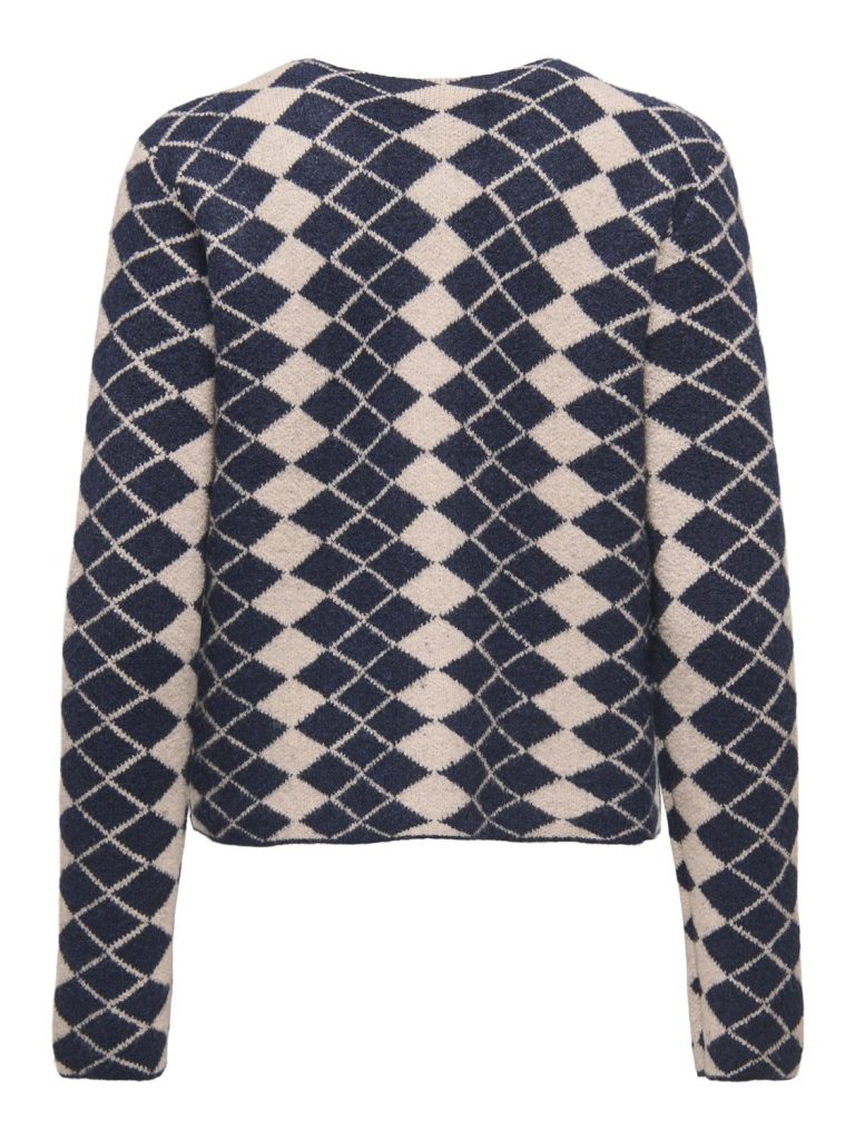 jdyjessica cardigan- navy and cream