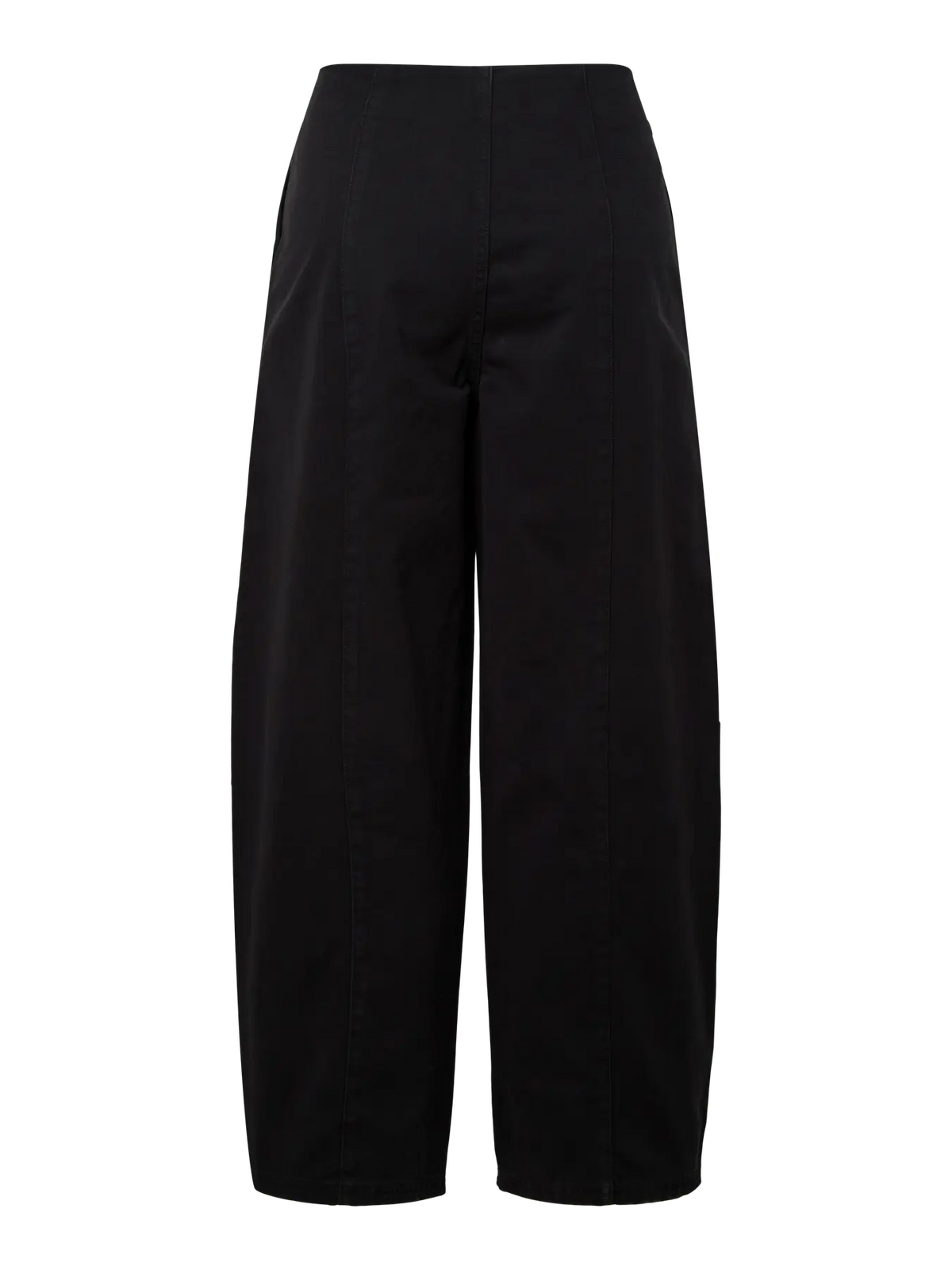 Pcastrid barrel trousers- Black