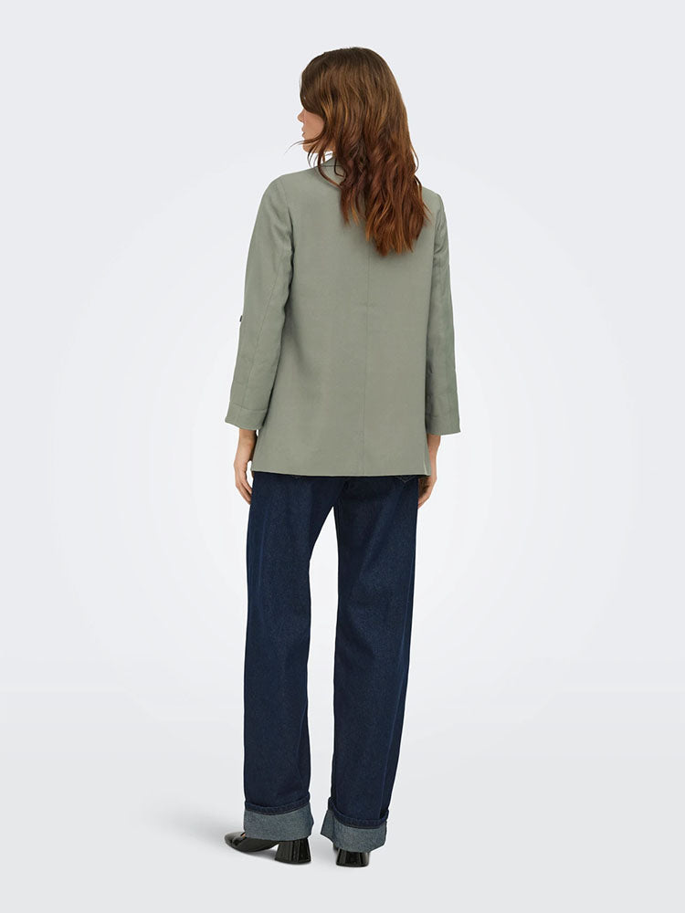 Onlaris 3/4 Sleeve Blazer-Khaki