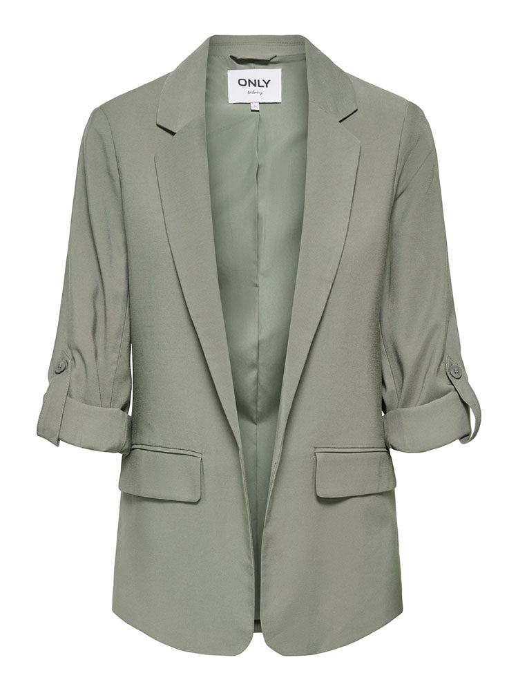 Onlaris 3/4 Sleeve Blazer-Khaki
