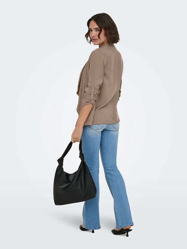 Onllalia 3/4 Sleeve Open Jacket-Tan