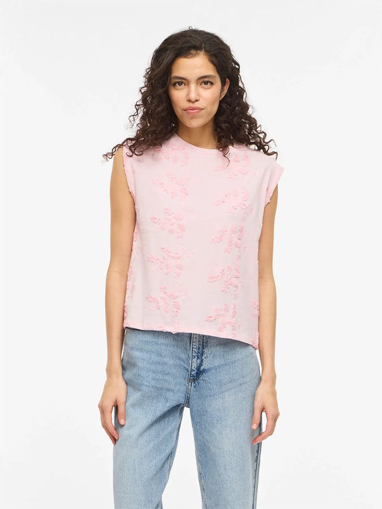 Vinayla Sleeveless Top-Cherry Blossom