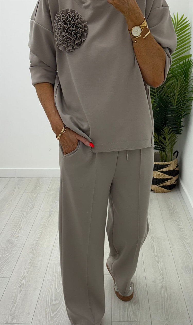 Bella Grey Two Piece Set