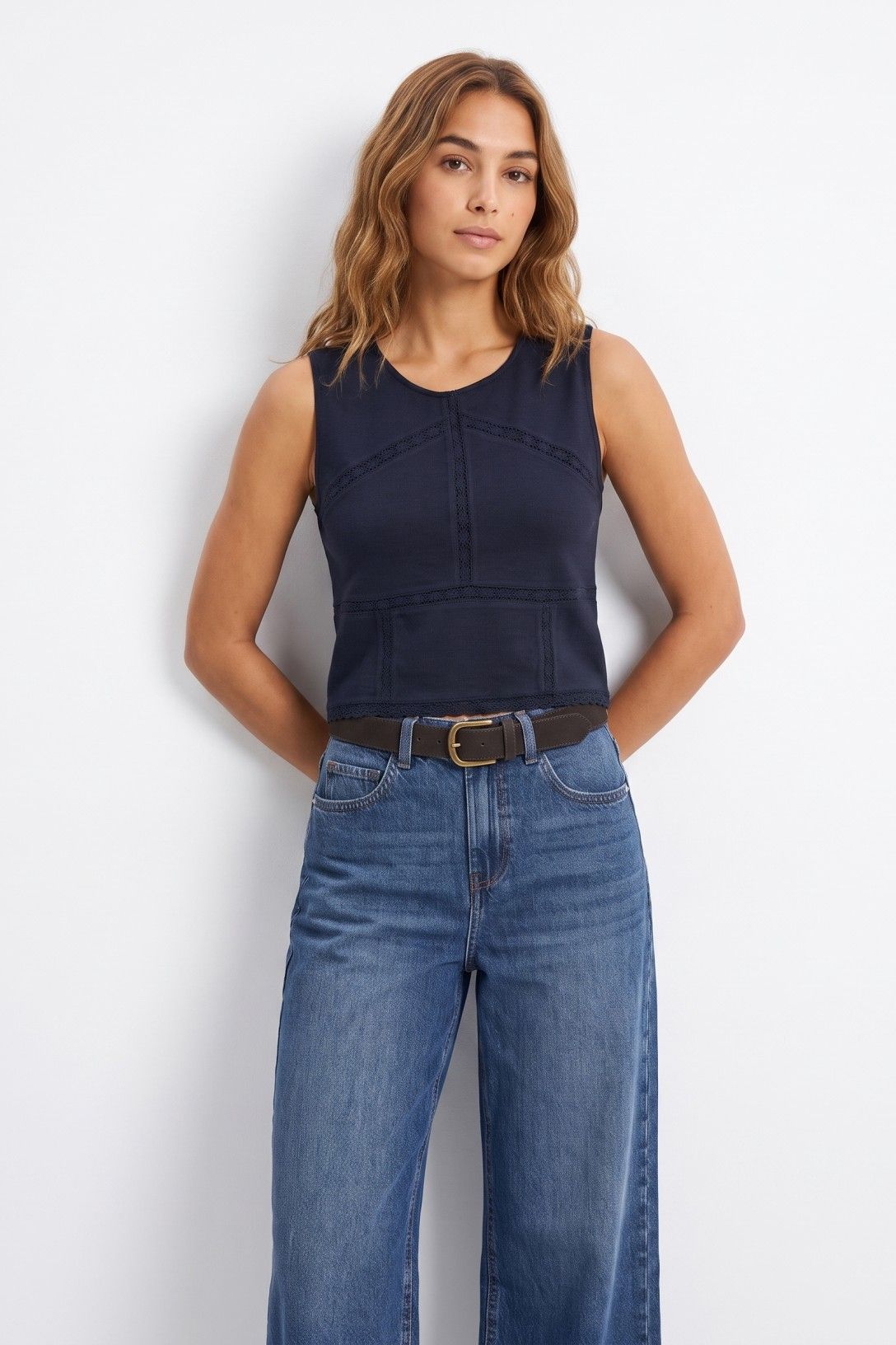 Kiki top- Navy