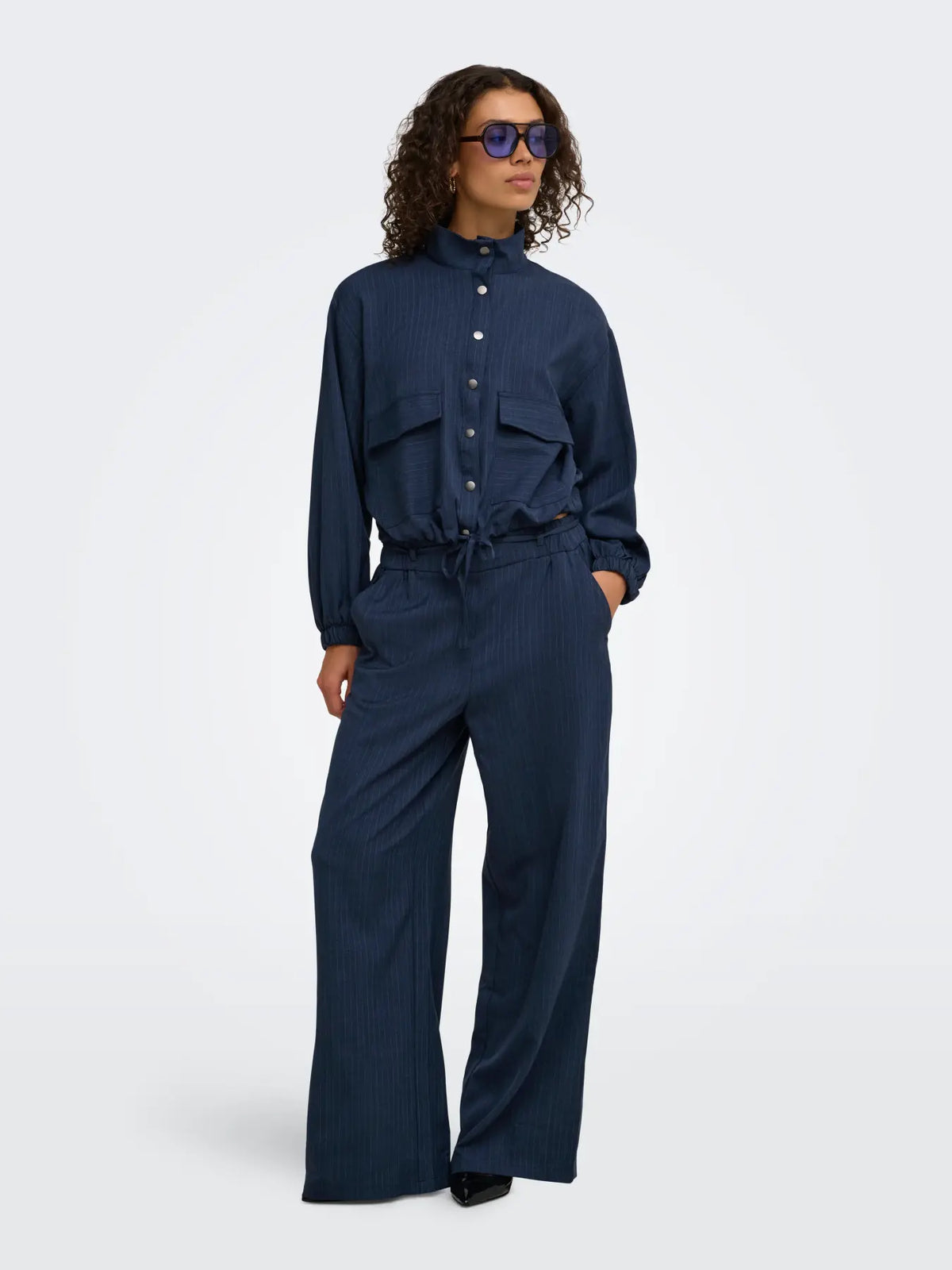 Jdyvesta shacket- Navy