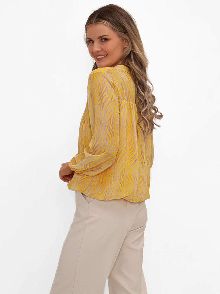 Bella Band Top in Yellow