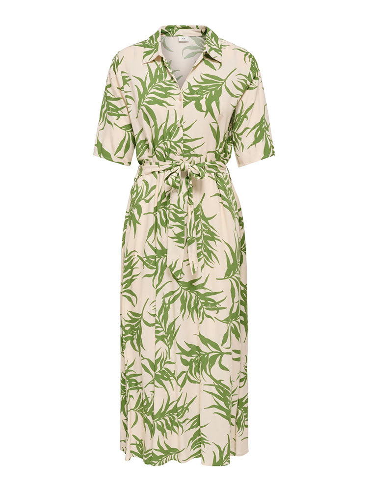 Jdystarsezen Midi Dress-Cactus Leaf
