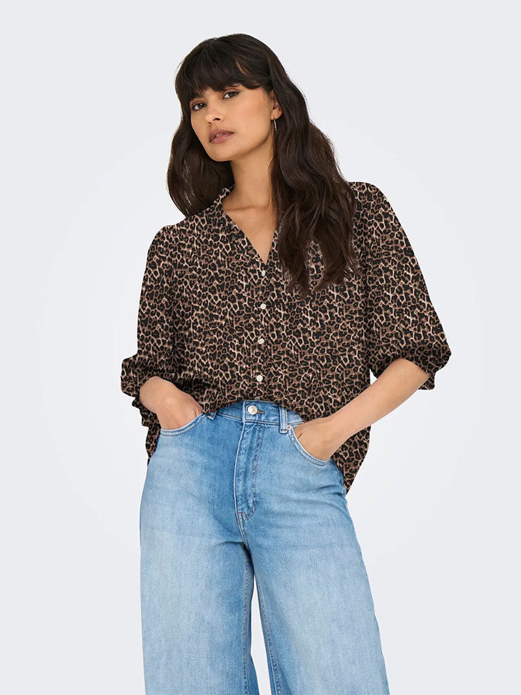 Onlraya Shirt-Leopard