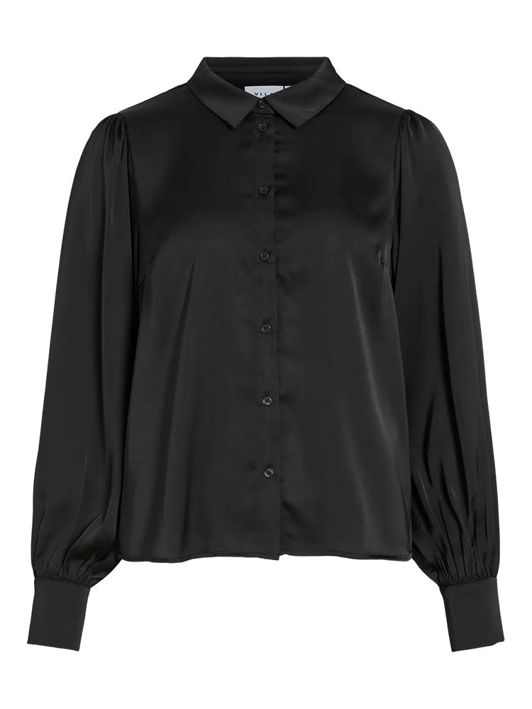 Vienna Ravenna Balloon Shirt-Black Beauty