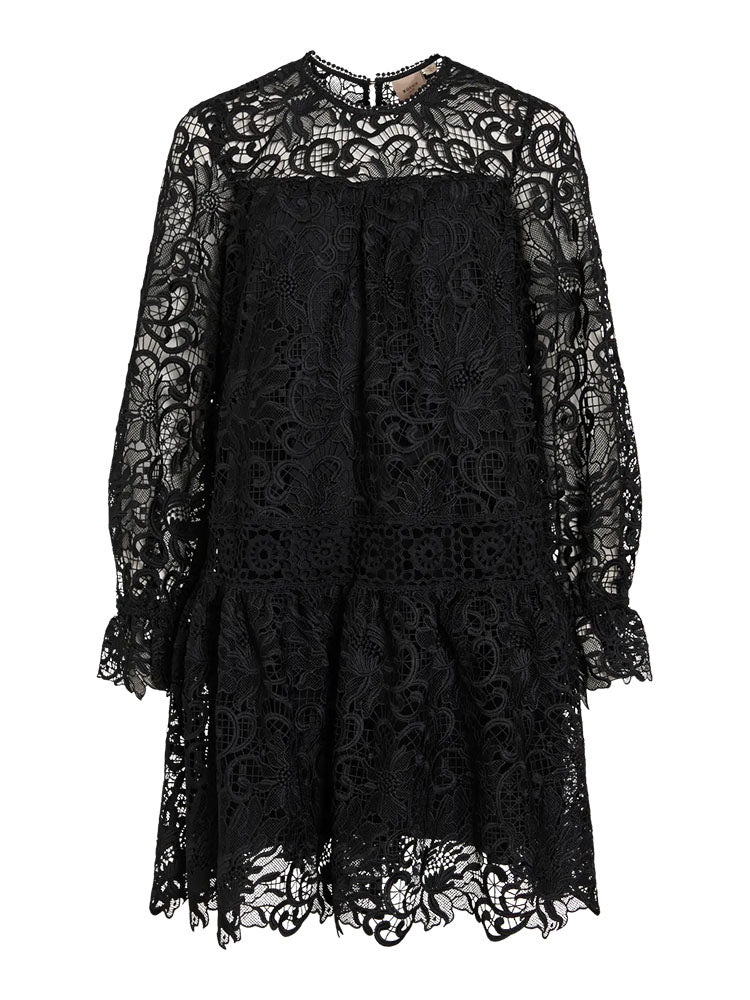 Visevilla Lace Dress-Black