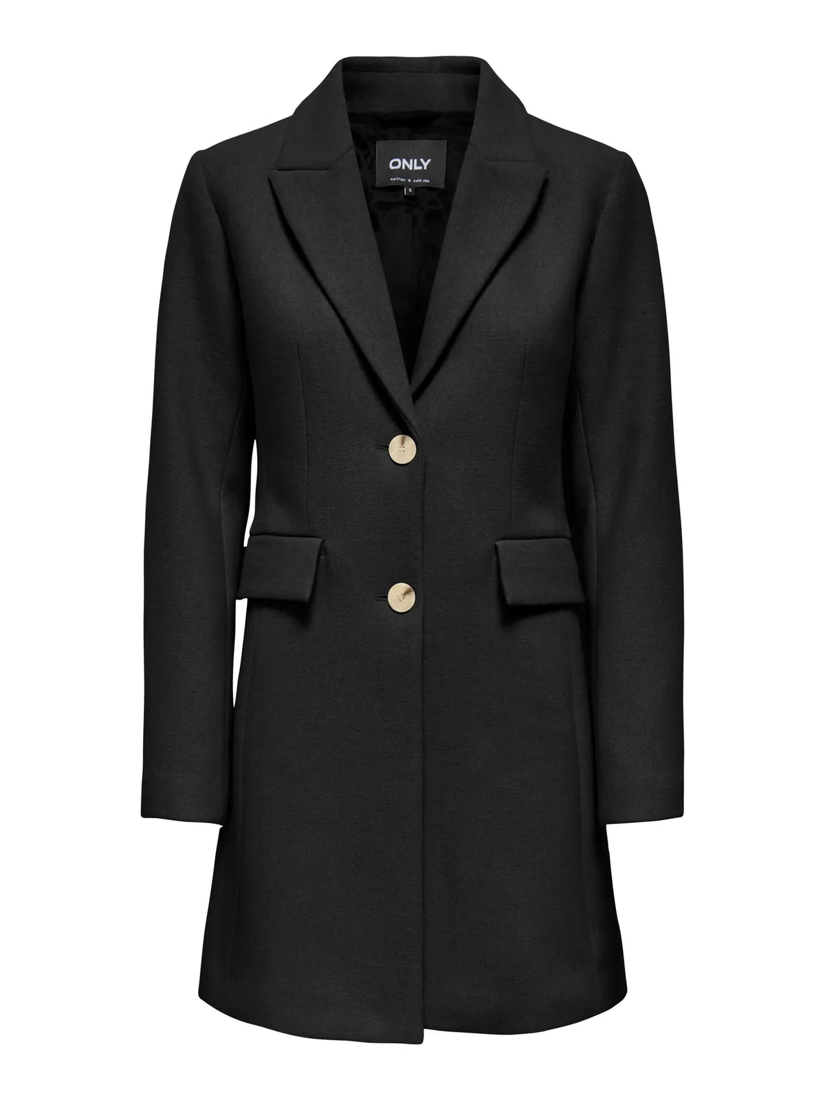 Onlmicol Coat- Black