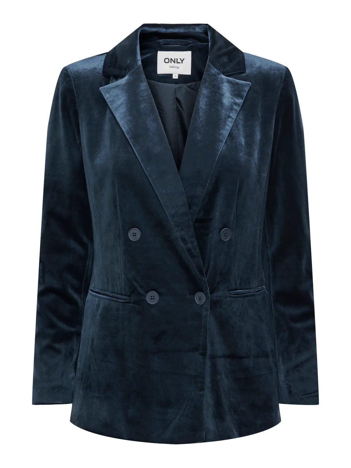 Onlastrid velvet blazer- Navy