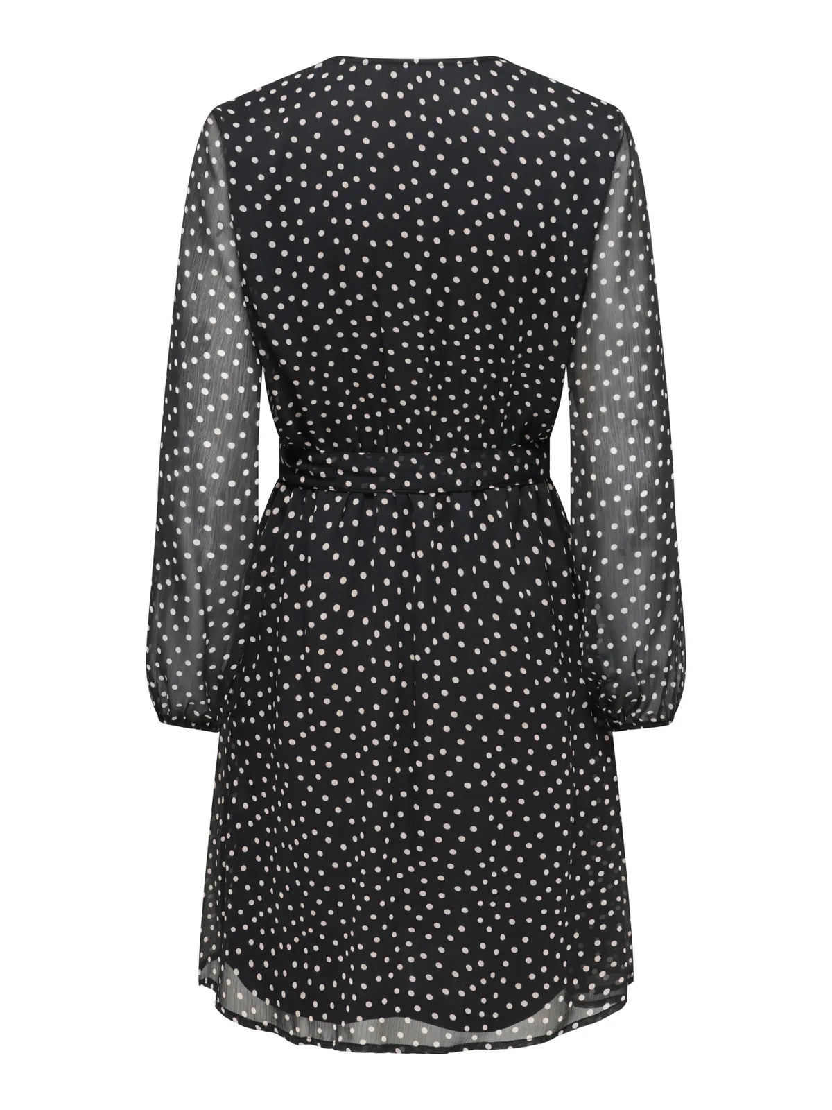 Onlcera short dress- Black Polka Dot