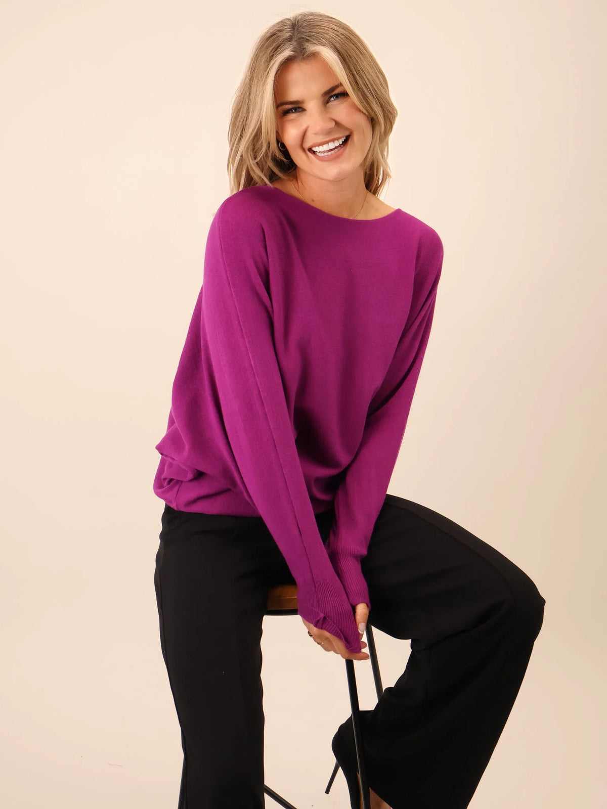 Venice Knit- Purple