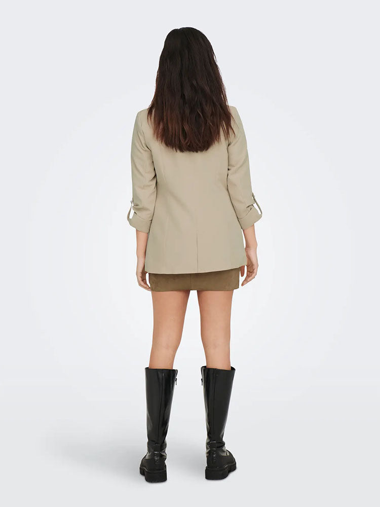 Onlkayle-Orleen 3/4 Blazer-Beige