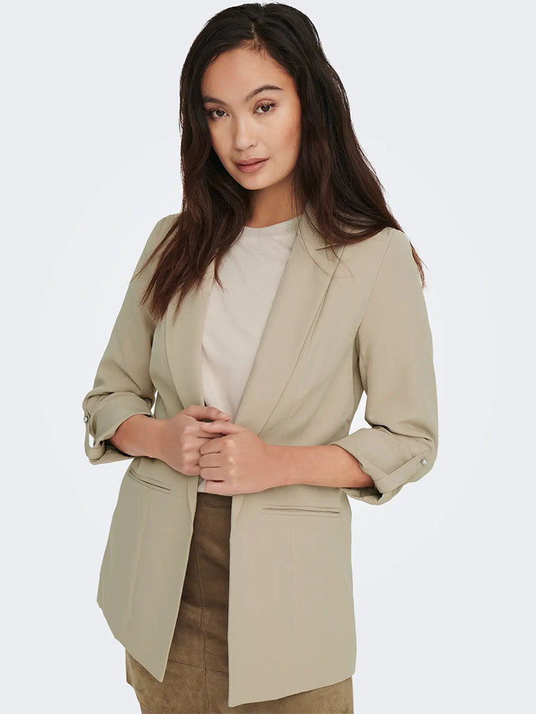 Onlkayle-Orleen 3/4 Blazer-Beige
