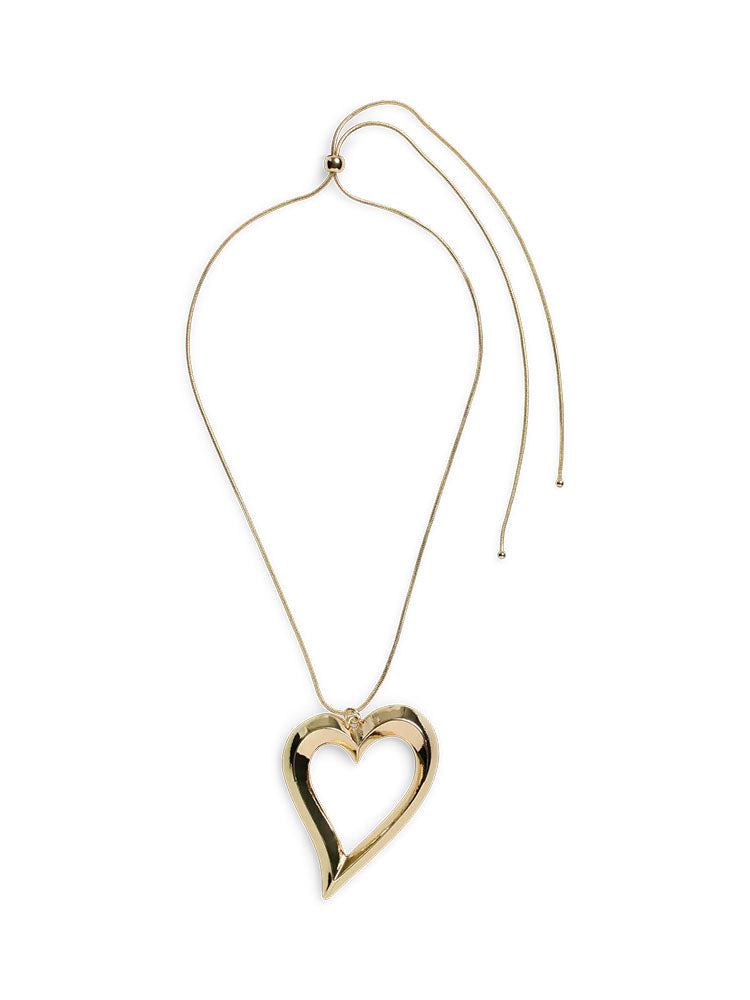 Pcgulia Necklace-Gold Heart