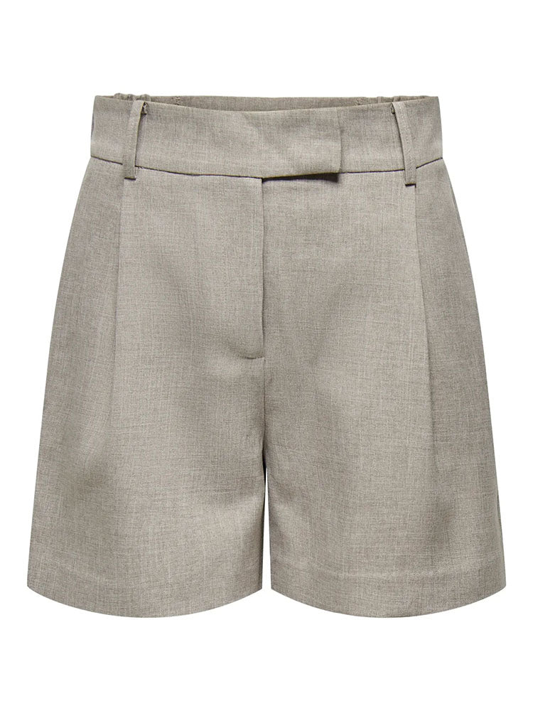 Onllinda High Waist Shorts-Beige
