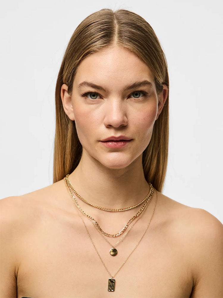 Pcokia Combi Necklace-Gold