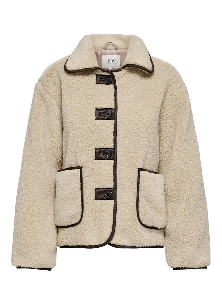 Jdynoella Teddy Jacket-Cream