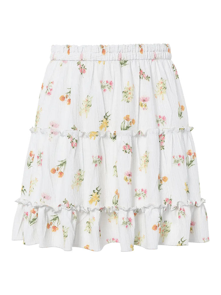 Pcemma High Waist Short Skirt-Floral