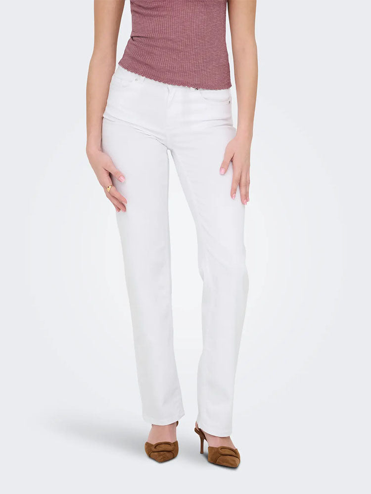 Onlblush Mid Waist Straight Denim Jeans
