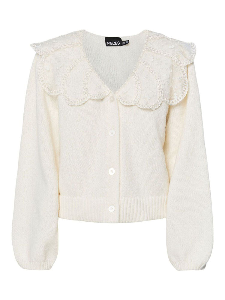 Pcabby Knit Cardigan-Cream