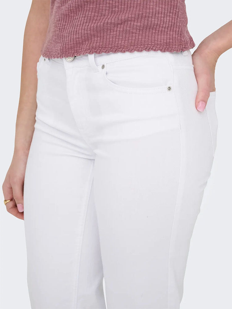 Onlblush Mid Waist Straight Denim Jeans