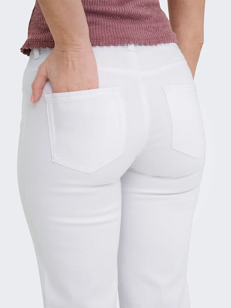 Onlblush Mid Waist Straight Denim Jeans