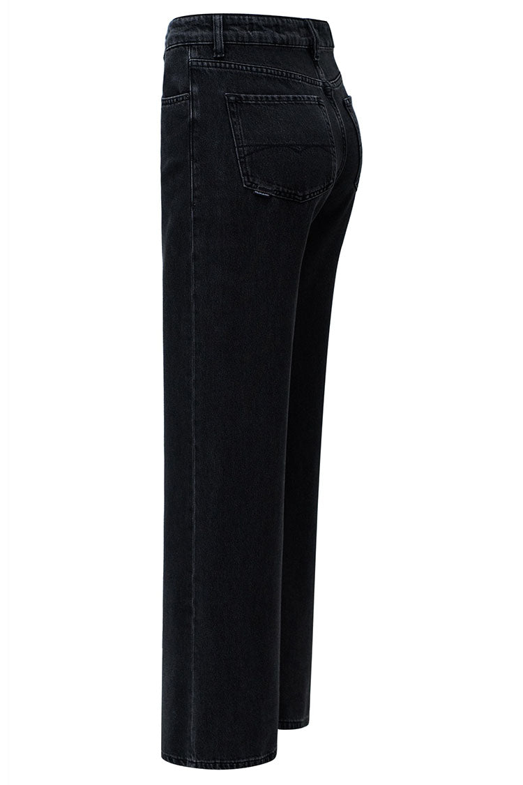 Salsa Wide Leg Jeans-Black Wash