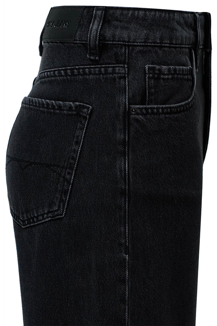 Salsa Wide Leg Jeans-Black Wash