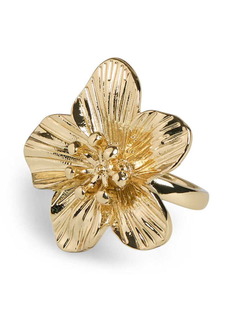 Pcpatricia Ring-Gold Flower