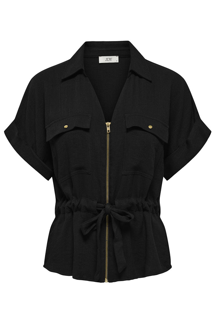 Jdymille Zip Shirt-Black