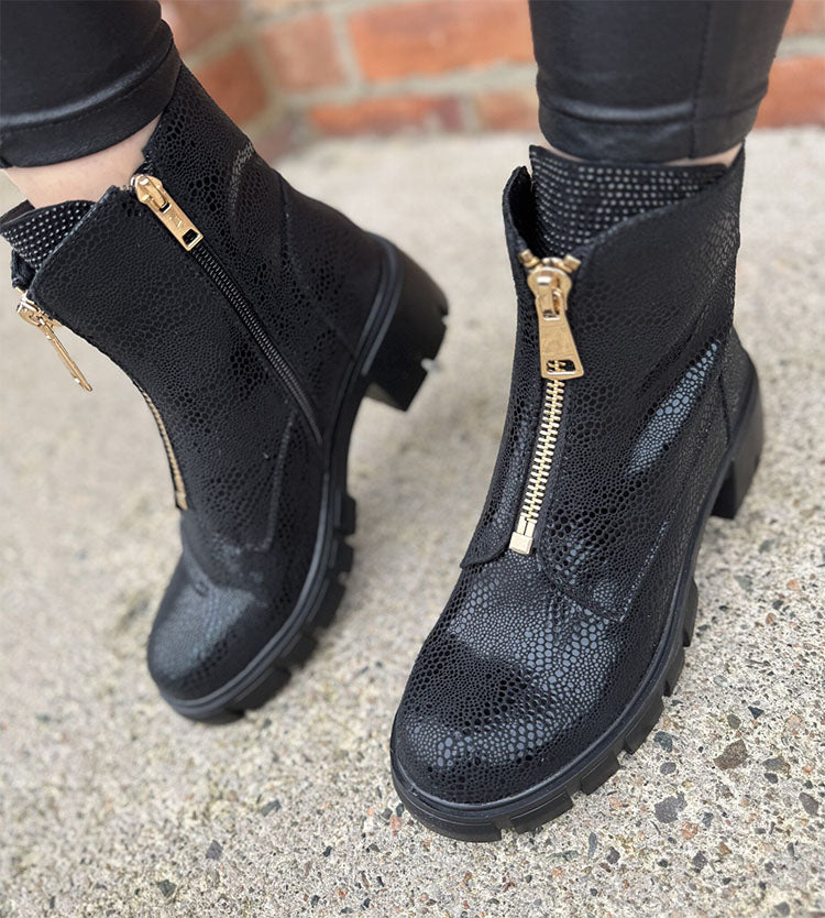 Mercy Now Biker Boot-Black
