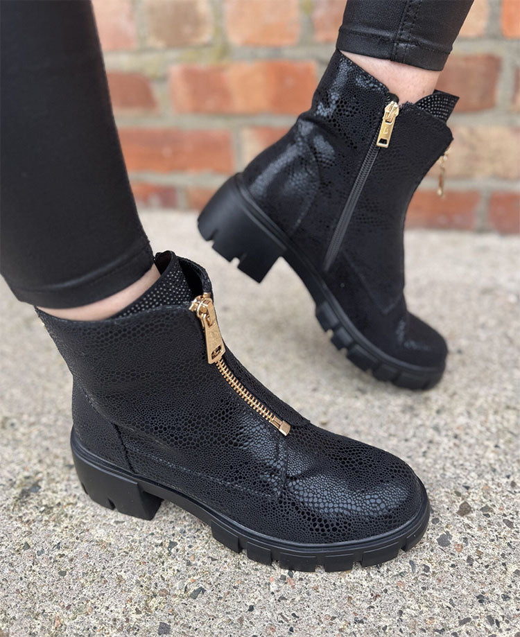 Mercy Now Biker Boot-Black