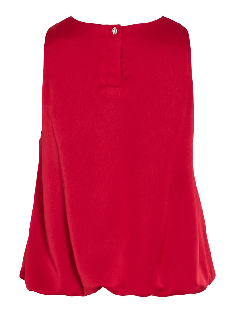 Vilone Short Balloon Top-Jester Red